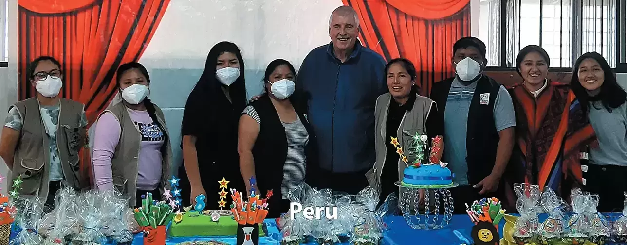 Columban Fr. Ed O'Connell in Peru