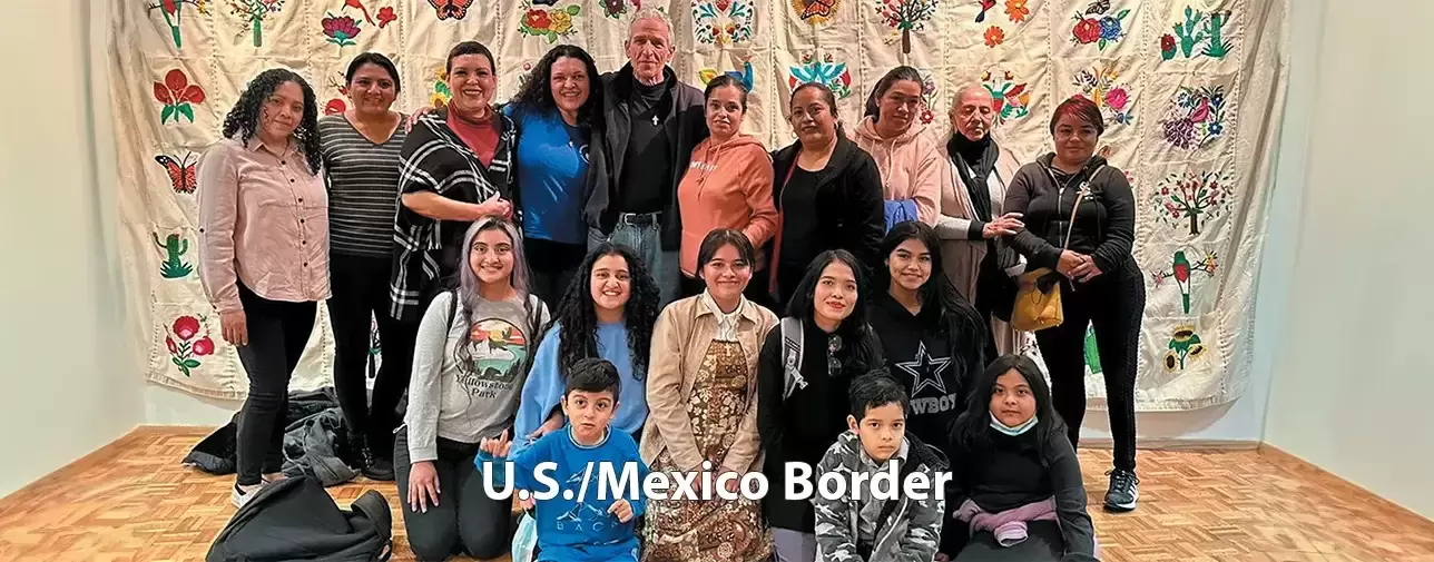 Columban Fr. Bill Morton at the U.S./Mexico Border